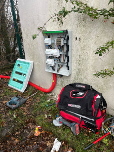 Photo de galerie - Installation provisoire du chantier 