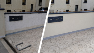 Photo de galerie - Ravalement du mur 