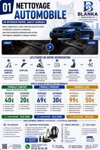 Photo de galerie - ☑️NETTOYAGE AUTO ⭐️✅ Rendez-vous sur WhatsApp pour toute demande d’information ou de devis gratuit ?