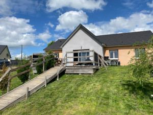 Photo de galerie - Pose de terrasse en bois sur plot béton