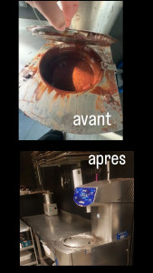 Photo de galerie - Nettoyage chocolate 