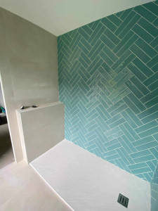 Photo de galerie - Pose carrelage imitation zelige