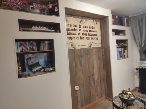 Photo de galerie - Réalisation d un meuble tv 