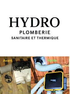 Photo de galerie - Problème d’humidité, mauvaises odeurs ou air vicié ?
Voici un exemple concret de transformation après remplacement complet de VMC :

 Avant : système ancien, ventilation insuffisante, risque d'incendie
 Après : installation neuve aux normes, air sain