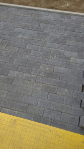 Photo de galerie - Pose de pavés pour dans une cour 