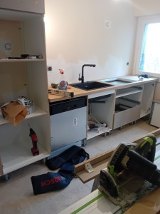 Photo de galerie - Pose de cuisine