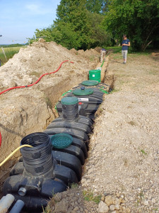 Photo de galerie - Fosse avec filtre écologique 