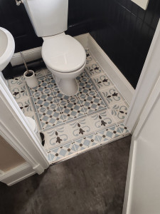 Photo de galerie - Pose carrelage 