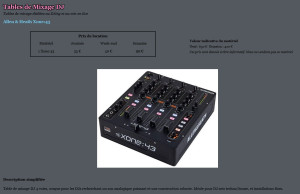 Photo de galerie - Console de mixage / Table de mixage