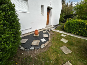 Photo de galerie - Désherbage, nettoyage et remise à propre pour ce jardin 