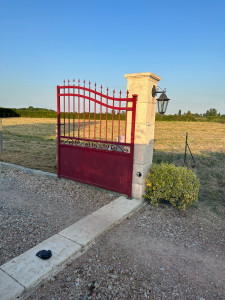 Photo de galerie - Seuil de portail avec pilier 