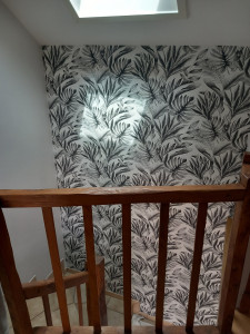 Photo de galerie - Papier peint en cage d 'escalier 
