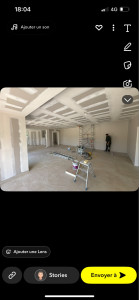 Photo de galerie - Plâtrerie - Murs - Plafonds