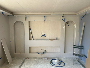 Photo de galerie - Meuble tv en placo 