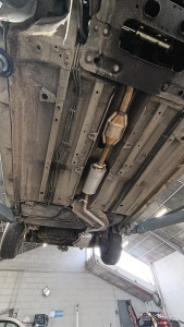 Photo de galerie - Remplacement d’une ligne d’échappement 