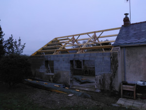 Photo de galerie - Charpente tradi 