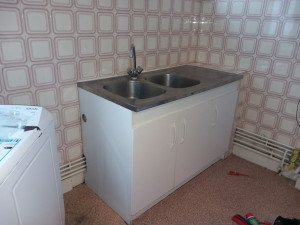 Photo de galerie - Voici le remplacement d'un meuble évier et de son évier