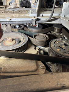 Photo de galerie - Remplacement courroie d’accessoires 