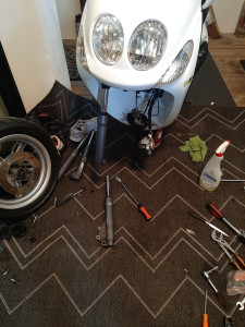 Photo de galerie - Changer la fourche