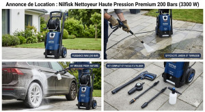 Photo de galerie - Location de nettoyeur haute pression de qualité professionnelle