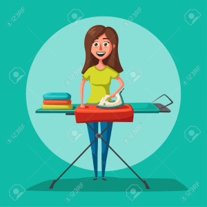 Photo de galerie - Repassage vêtements