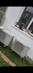 Photo de galerie - Pose d'un bi split + mono split daikin