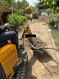 Photo de galerie - Décaissement pour Pelouse, en Roulo