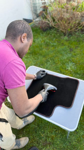 Photo de galerie - Shampouinage du tapis
