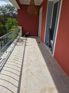 Photo de galerie - Carrelage terrasse plus escaliers