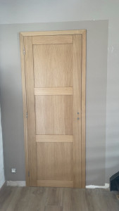 Photo de galerie - Pose d’une porte intérieur dormant rénovation  