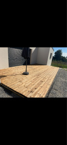 Photo de galerie - Pose de terrasse bois 
