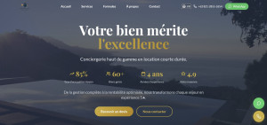 Photo de galerie - ? Vitrine : site réalisé pour une conciergerie haut de gamme à Bali ?. J’accompagne conciergeries, hôtels & sociétés premium avec des sites modernes, élégants & optimisés pour séduire voyageurs et propriétaires. ✨ Devis gratuit !