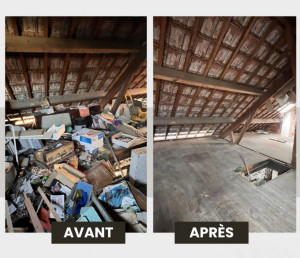 Photo de galerie - Mpro Multiservices spécialisé dans le débarras et évacuation de déchets et d’encombrants vers une  déchèterie professionnelle