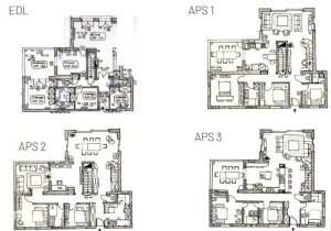 Photo de galerie - Etat des lieux & 3 Avant Projet Sommaire du rez-de-chaussée de 140 m² d'une maison des années 1960 à rénover