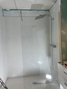 Photo de galerie - Pose carrelage et installation sanitaire 