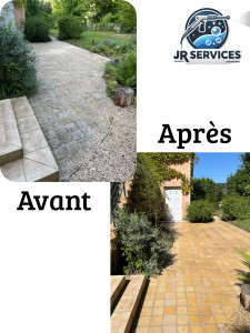 Photo de galerie - Nettoyage terrasse