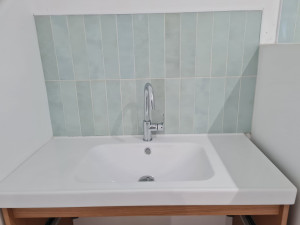 Photo de galerie - Pose lavabo, pose faïence 

