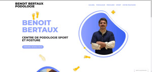 Photo de galerie - Création site podologie +  accompagnement SEO