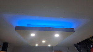 Photo de galerie - Création plafonnier avec luminaire 