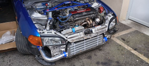 Photo de galerie - Pose d'un turbo sur moteur honda