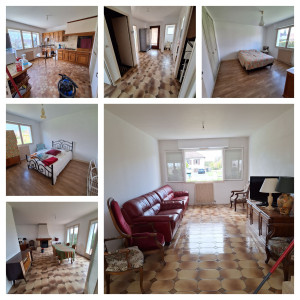 Photo de galerie - Rénovation maison entière décollement du papier peint préparation des murs et 1 sous-couche et 2 couche de peinture 