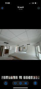 Photo de galerie - Voici une de nos realisations :platrerie peinture finitions 