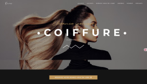 Photo de galerie - Site web avec prise de rendez-vous pour un salon de coiffure