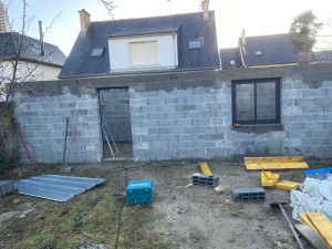 Photo de galerie - Réalisation d'un cabanon de jardin de 23 m carré pour un particulier à rennes 