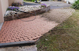 Photo de galerie - Nettoyage terrasse au karcher 