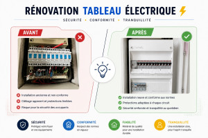 Photo de galerie - Remise a neuf d'un tableau électrique