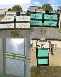 Photo de galerie - Réparation d’un portail plus Peinture,