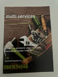 Photo de galerie - Bonjour, je vous propose mes services