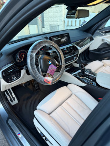 Photo de galerie - Transformation de cuir crème en cuir blanc  #LexDetailing