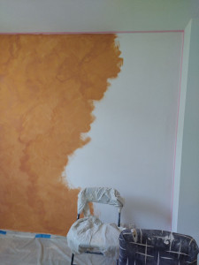 Photo de galerie - Peintures chaux brossée en croix 